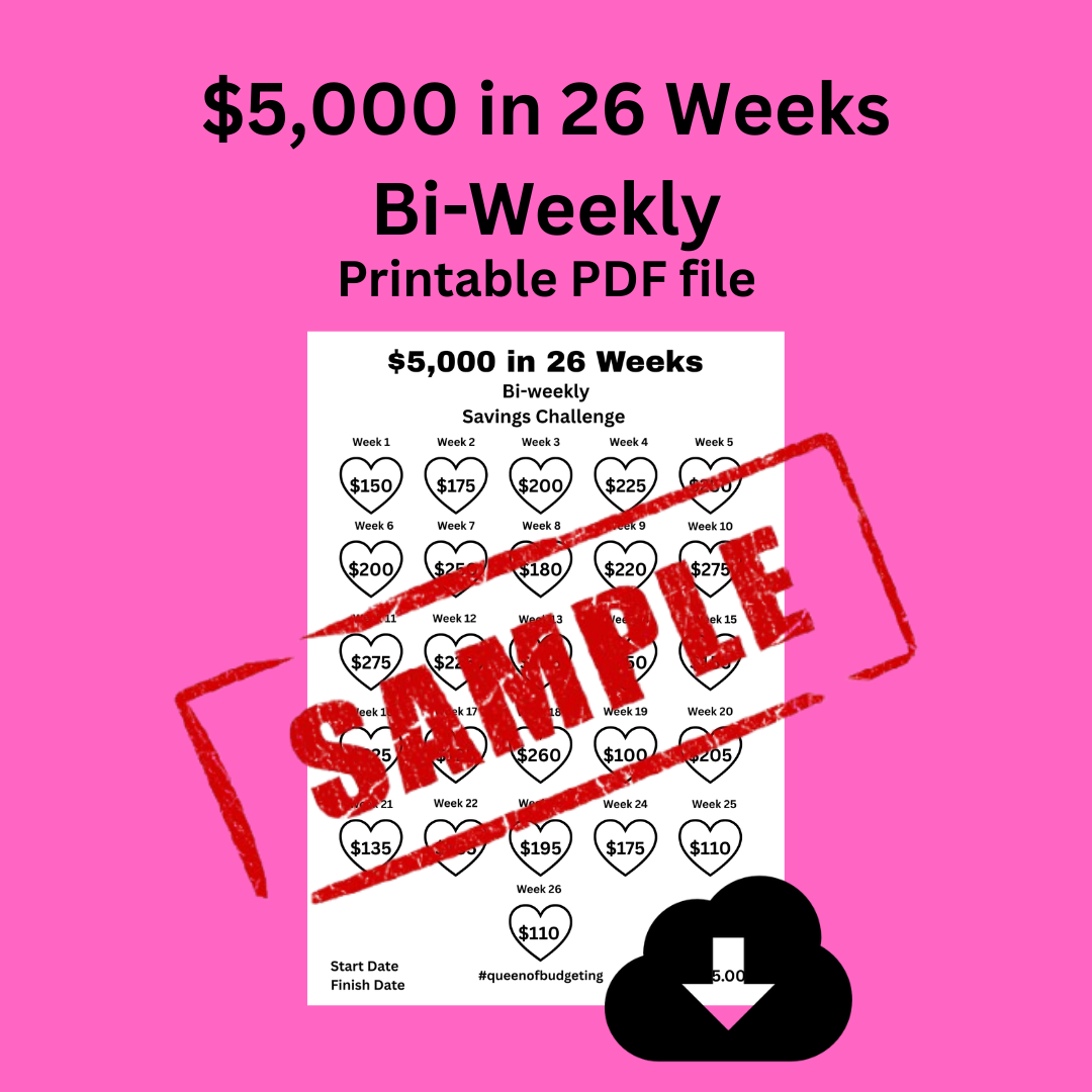 $5,000 In 26 Weeks bi-weekly