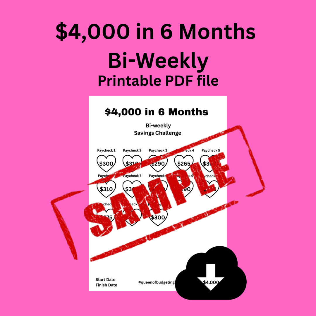 $4,000 in 6 Months Bi-Weekly