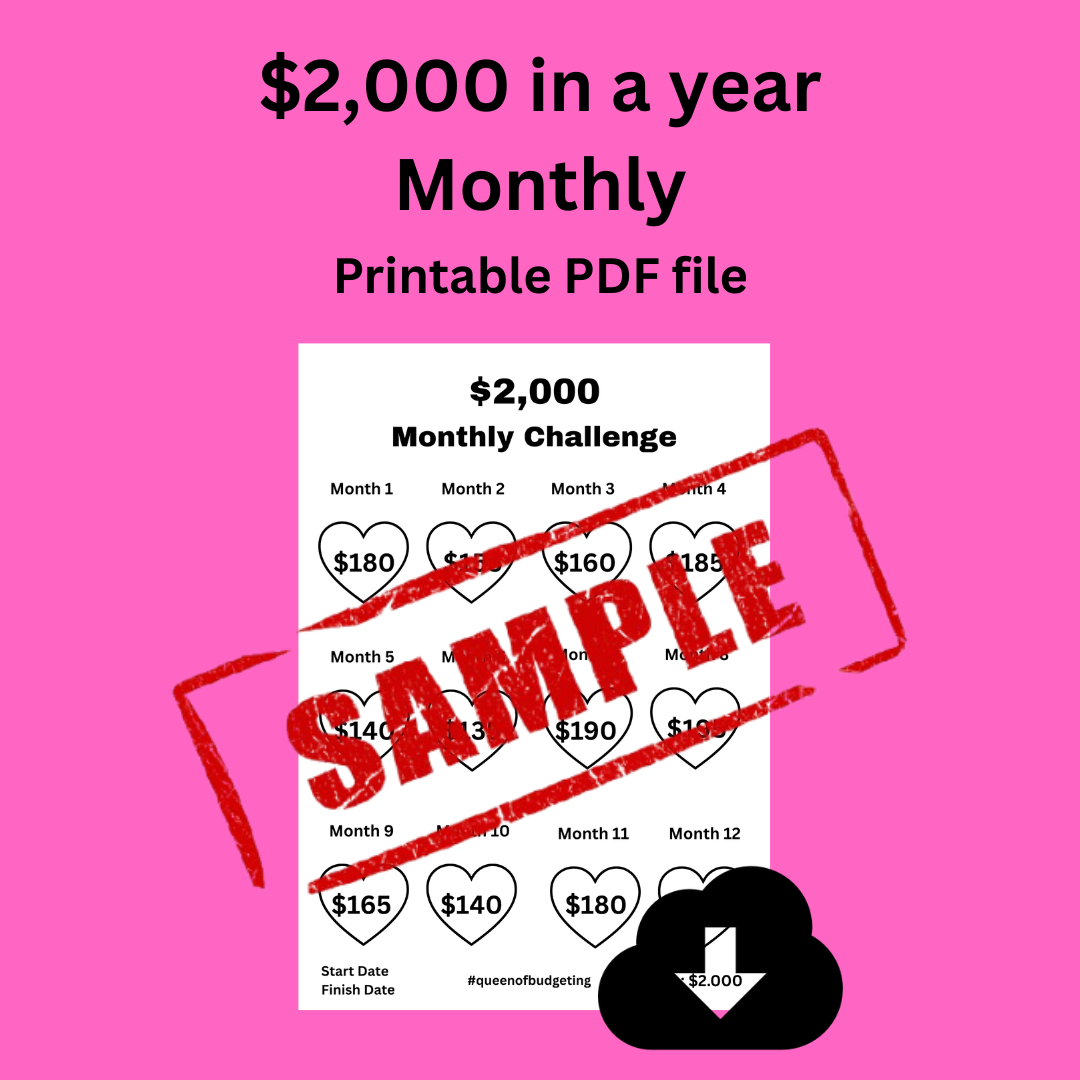 $2,000 in a Year Monthly