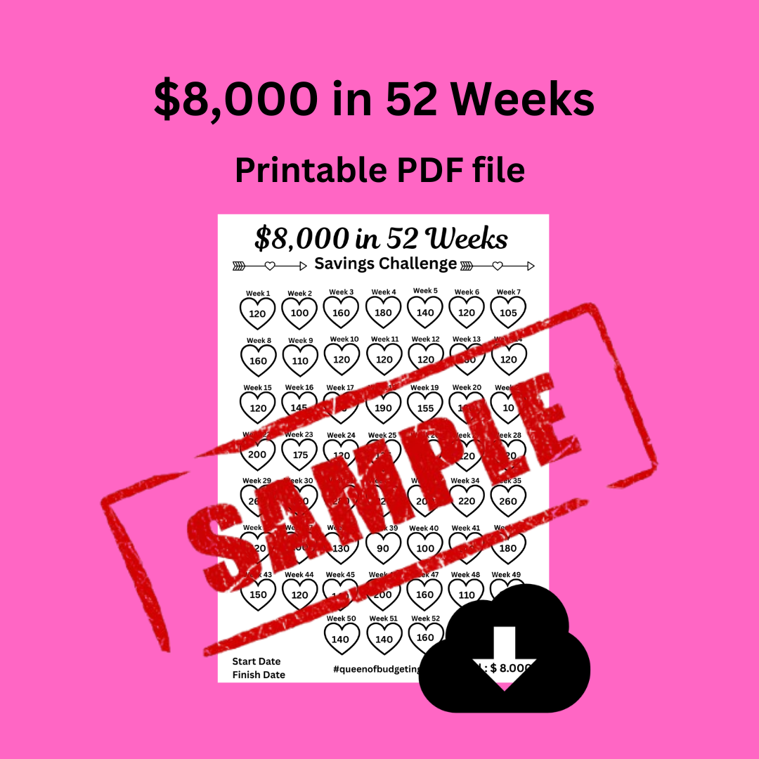 $8,000 in 52 Weeks