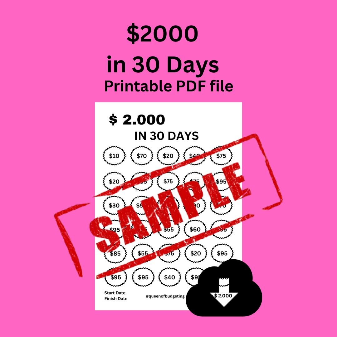 $2,000 in 30 days