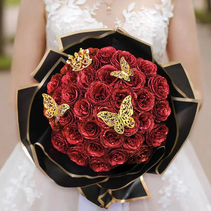 Glitter Rose Bouquet Gift