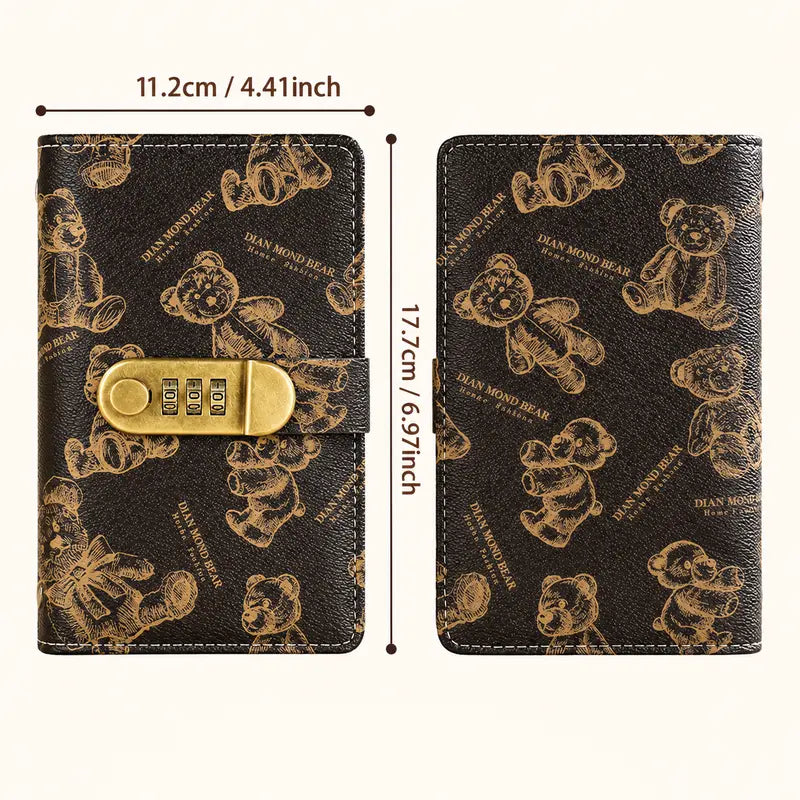 Lockable Accounting Savings Notebook -Budget Planner & Monthly Bill Organizer