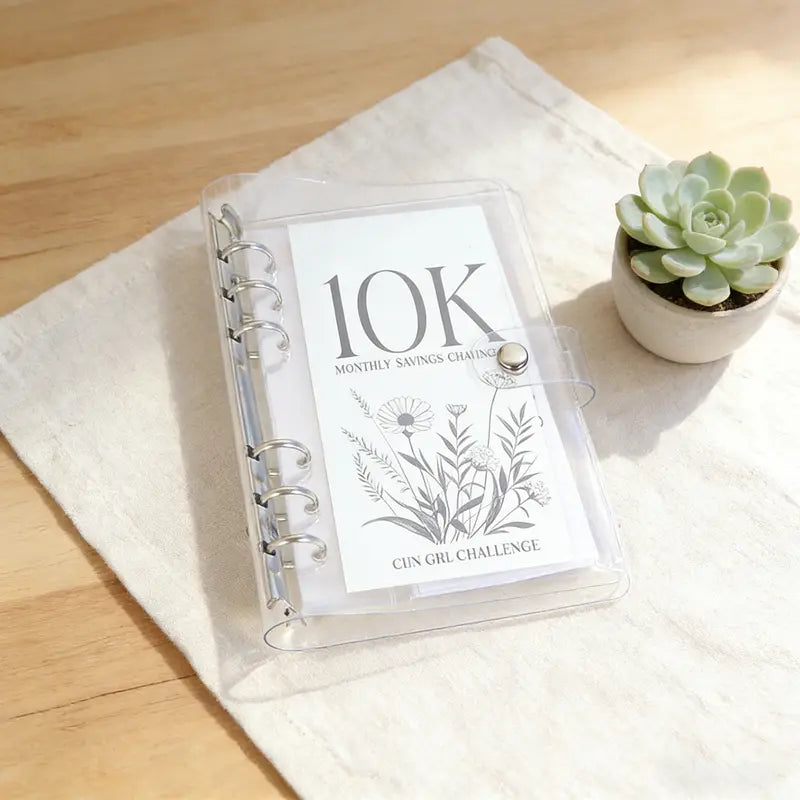 Ultimate 12 Month Savings Challenge Binder with Cash Envelopes