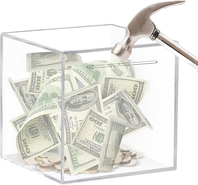 Acrylic Savings Box