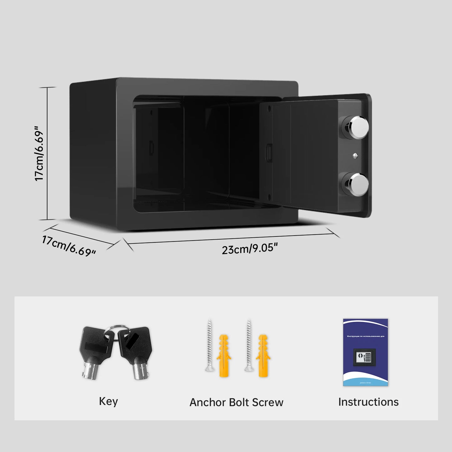 Safe Box with Keypad Lock