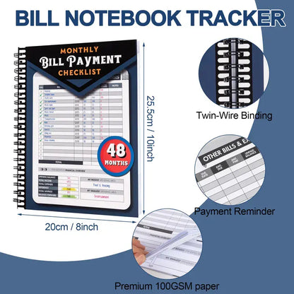 Monthly Bill Payment Checklist (Tracker Notebook)