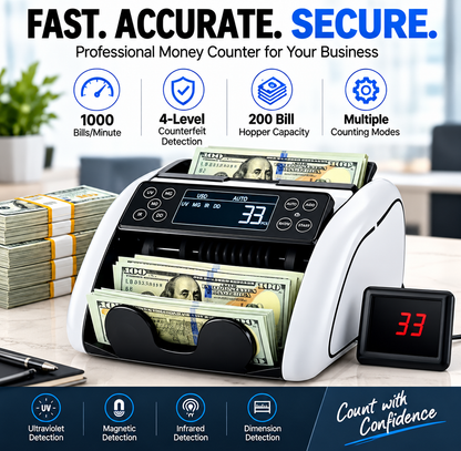 Professional High-Speed Money Counter