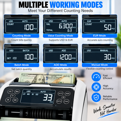 Professional High-Speed Money Counter