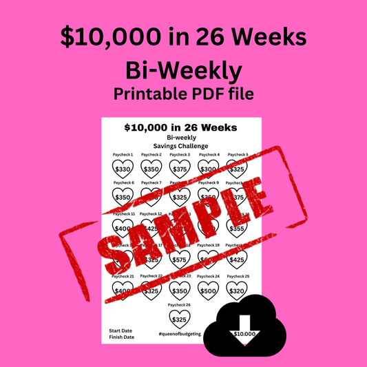 $10,000 in 26 Weeks Bi-weekly