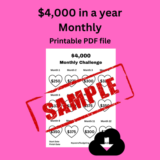 $4,000 in a year monthly