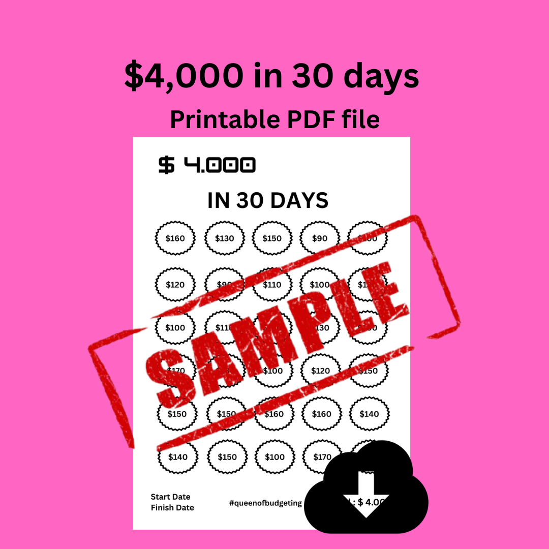 $4,000 in 30 days