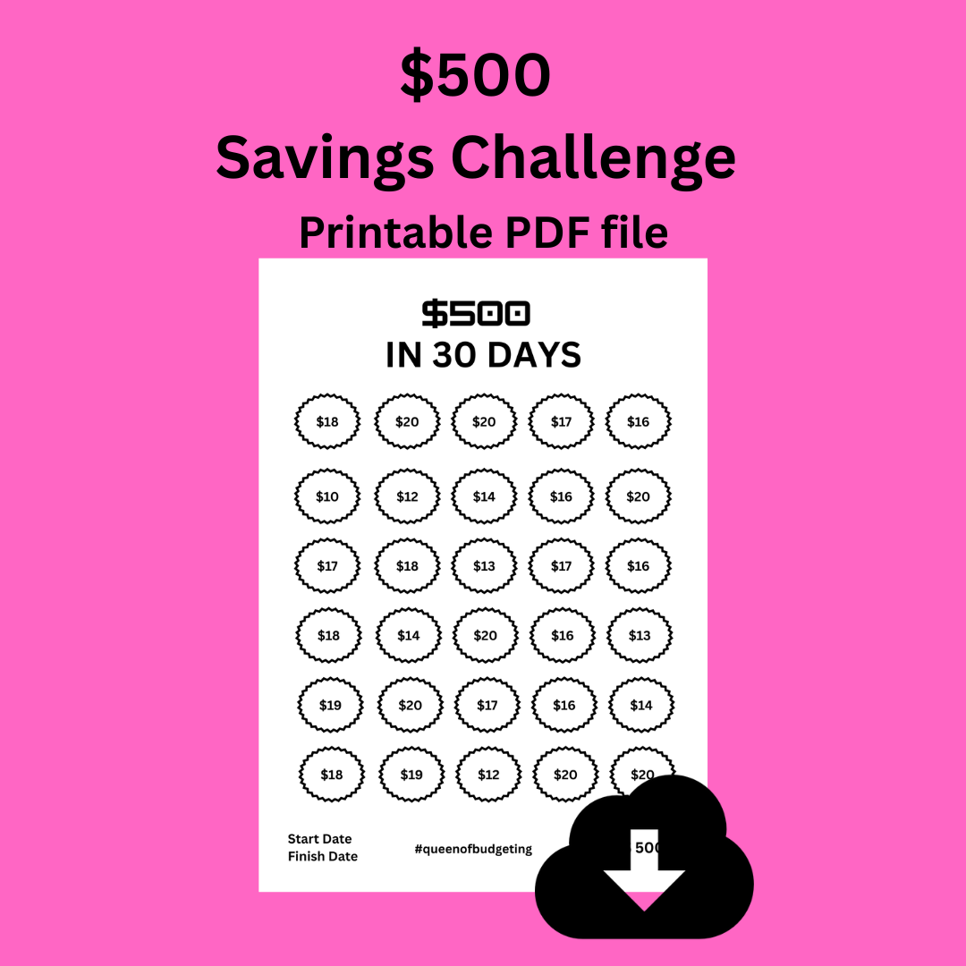 $500 in 30 days