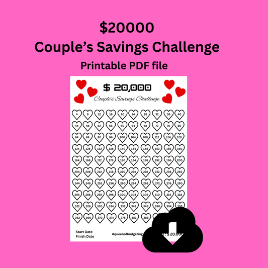 $20,000 Couples Savings Challenge