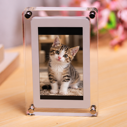 Digital Photo & Video Frame with Sound – Personalized Gift