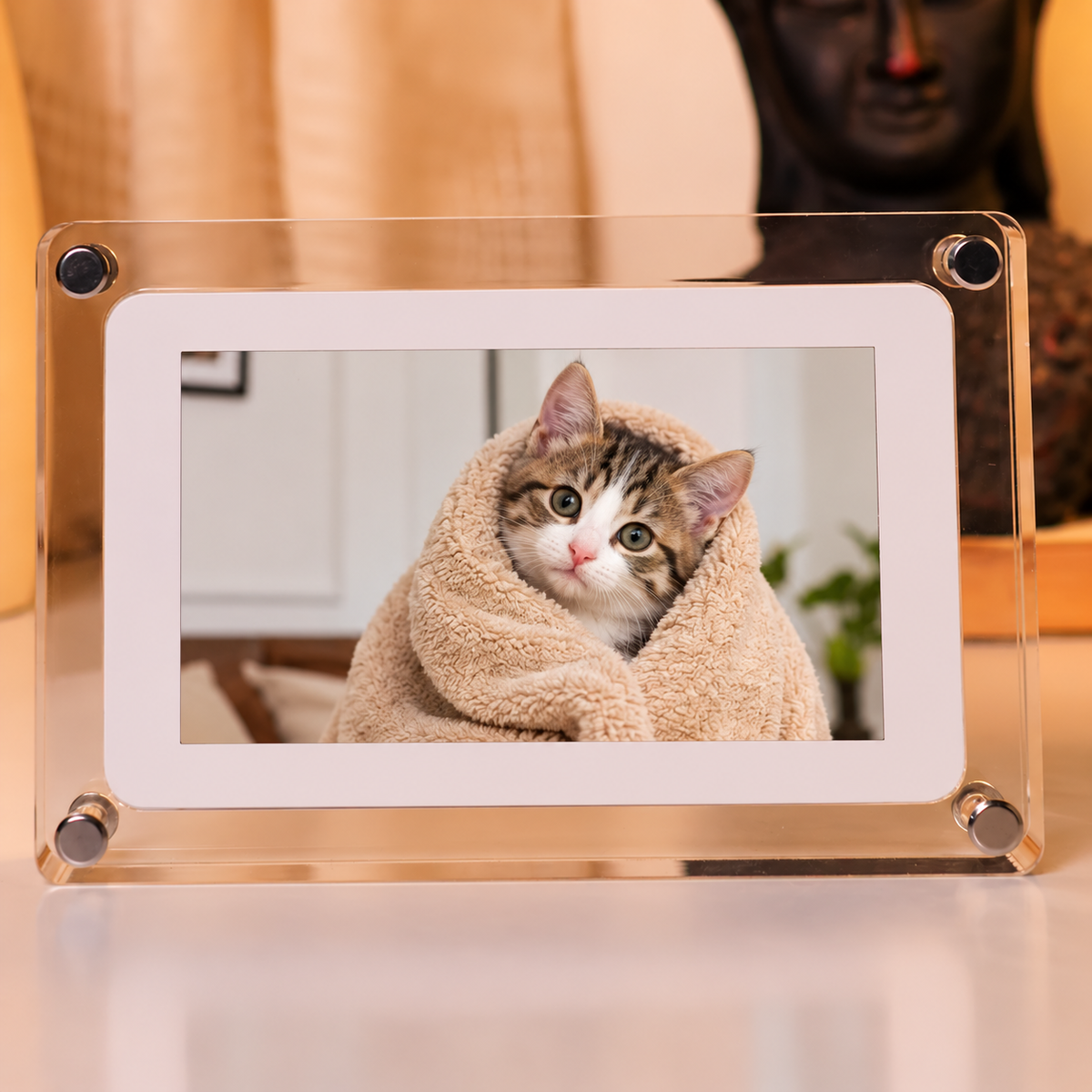 Digital Photo & Video Frame with Sound – Personalized Gift