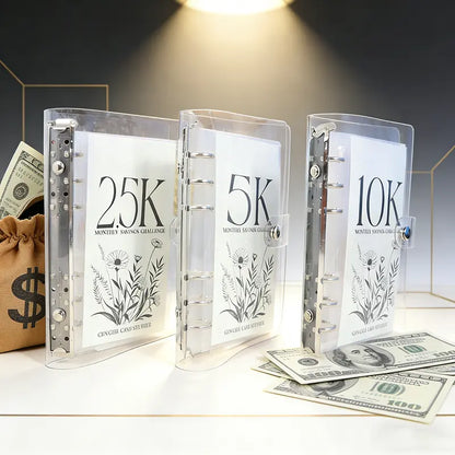 Ultimate 12 Month Savings Challenge Binder with Cash Envelopes